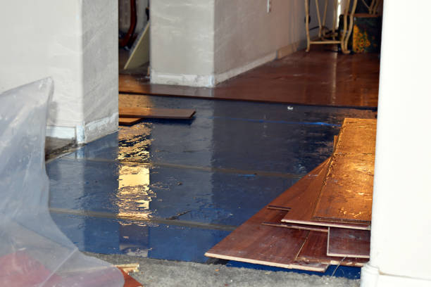 Professional Water Damage technician working in Bondurant, IA